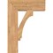 Ekena Millwork Imperial Block Smooth Bracket, Western Red Cedar, 5 1/2"W x 20"D x 28"H BKT06X20X28IMP05SWR - alternate 2